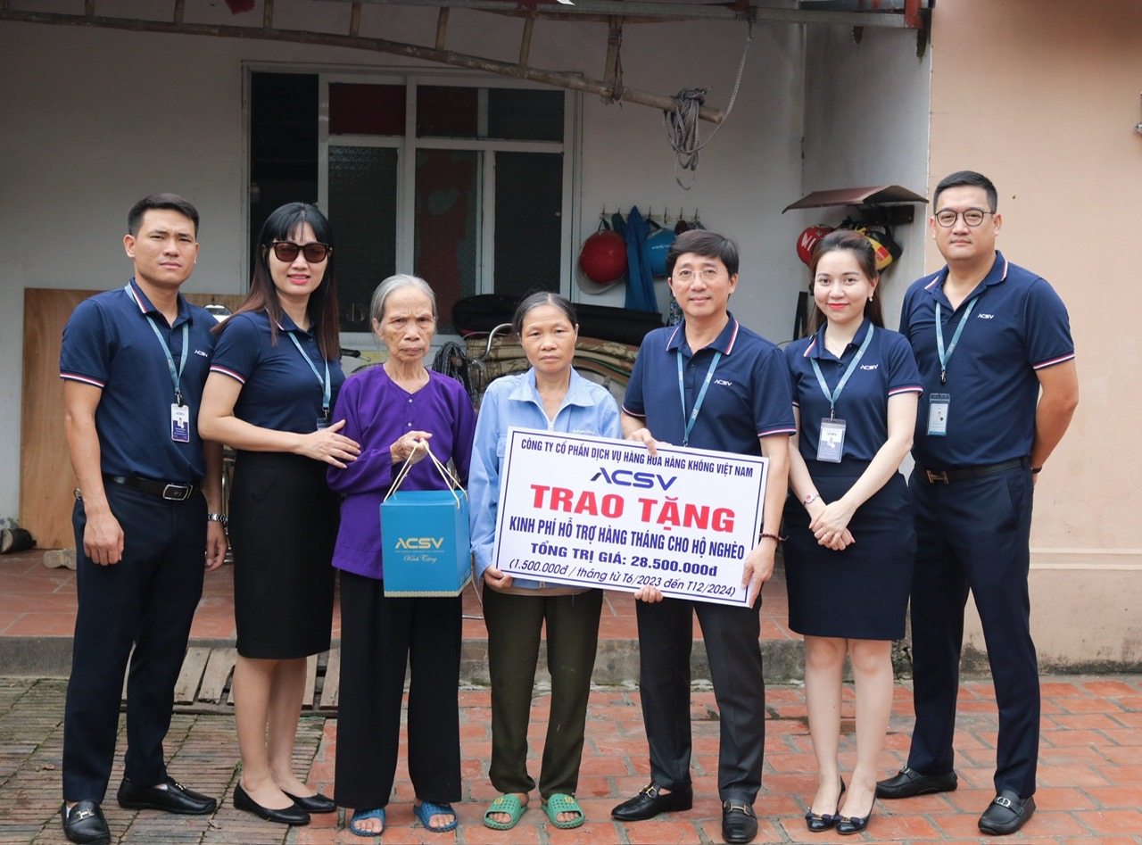 ACSV HỖ TRỢ XOÁ ĐÓI GIẢM NGHÈO ĐỐI VỚI 03 HỘ NGHÈO TẠI XÃ QUANG TIẾN – HUYỆN SÓC SƠN – TP. HÀ NỘI.